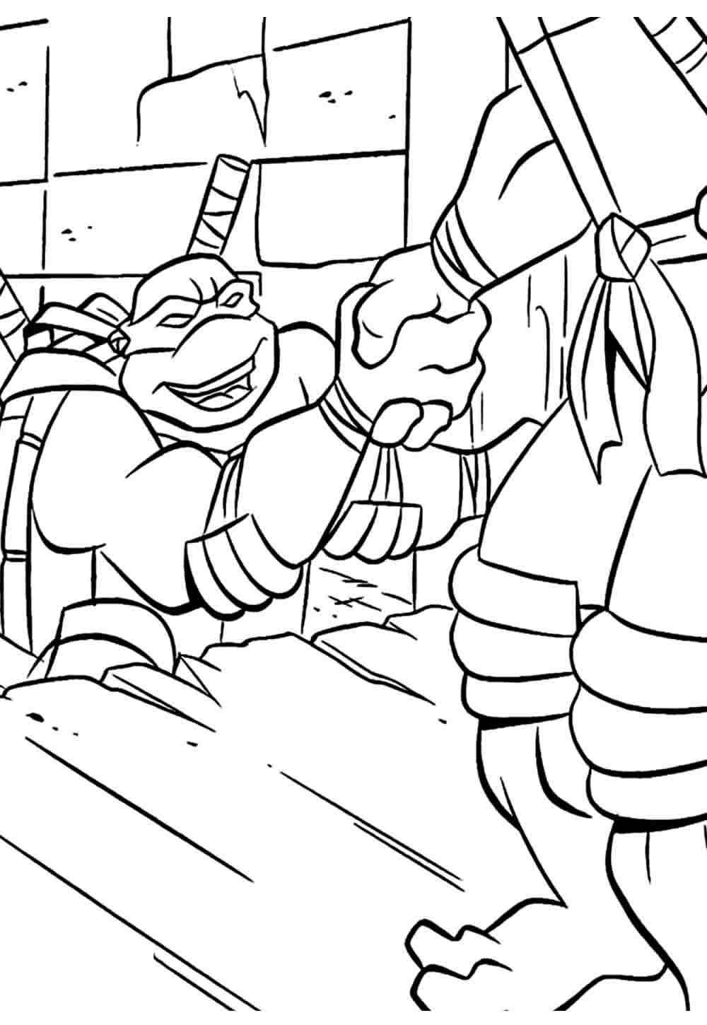 Ninja Turtles Ausmalbilder 722