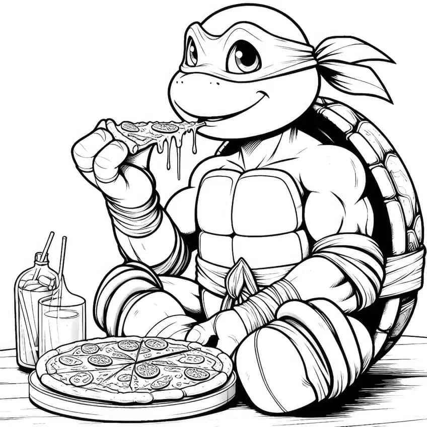 Ninja Turtles Ausmalbilder 900