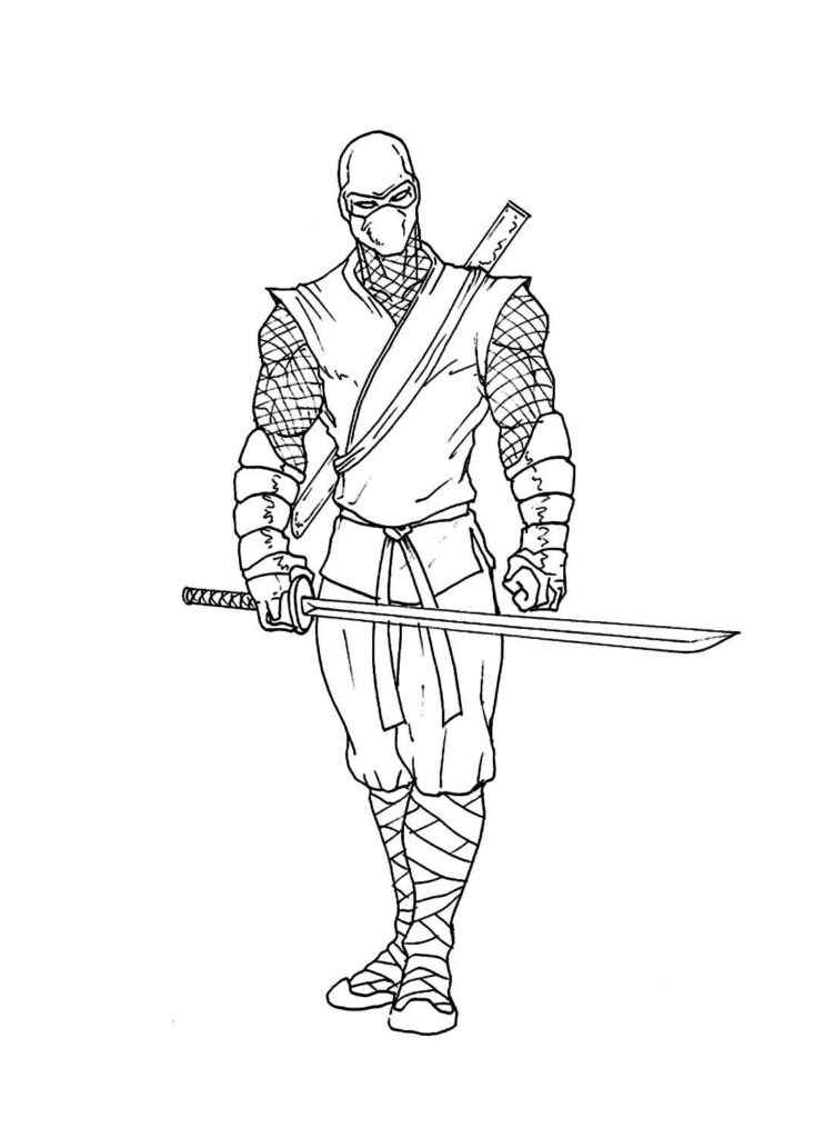 Ninja Ausmalbilder 103