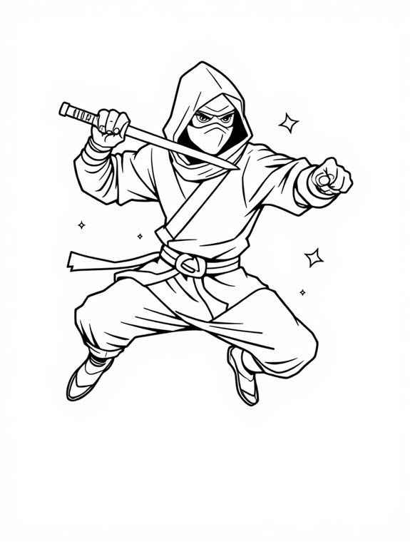 Ninja Ausmalbilder 133