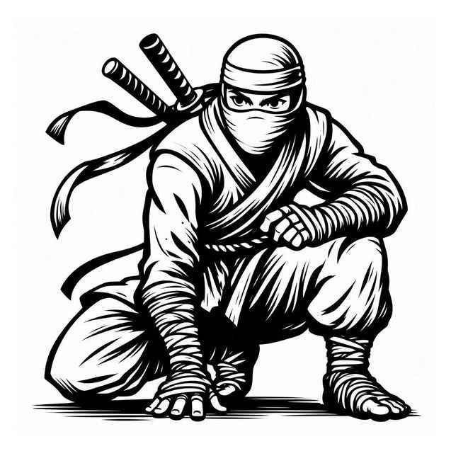 Ninja Ausmalbilder 610