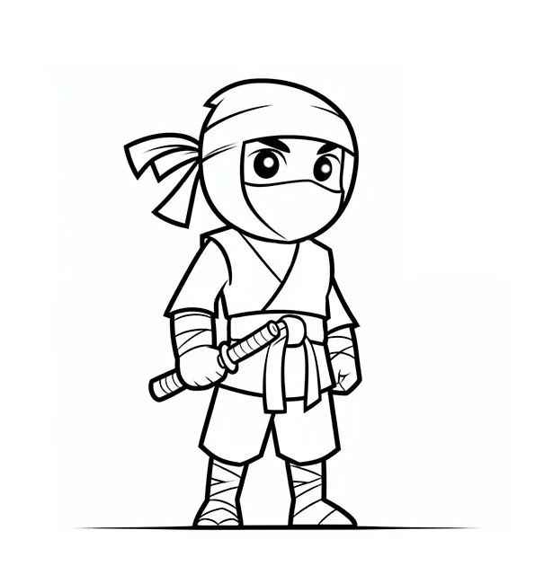 Ninja Ausmalbilder 620