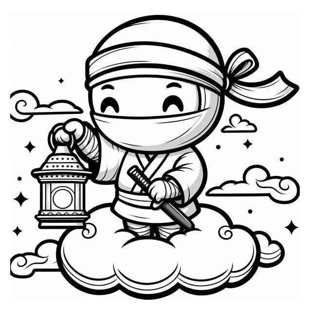 Ninja Ausmalbilder 851