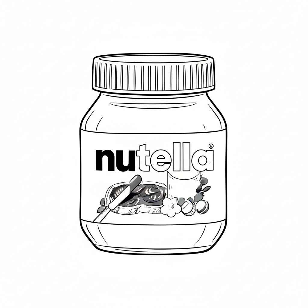 Nutella Ausmalbilder 733