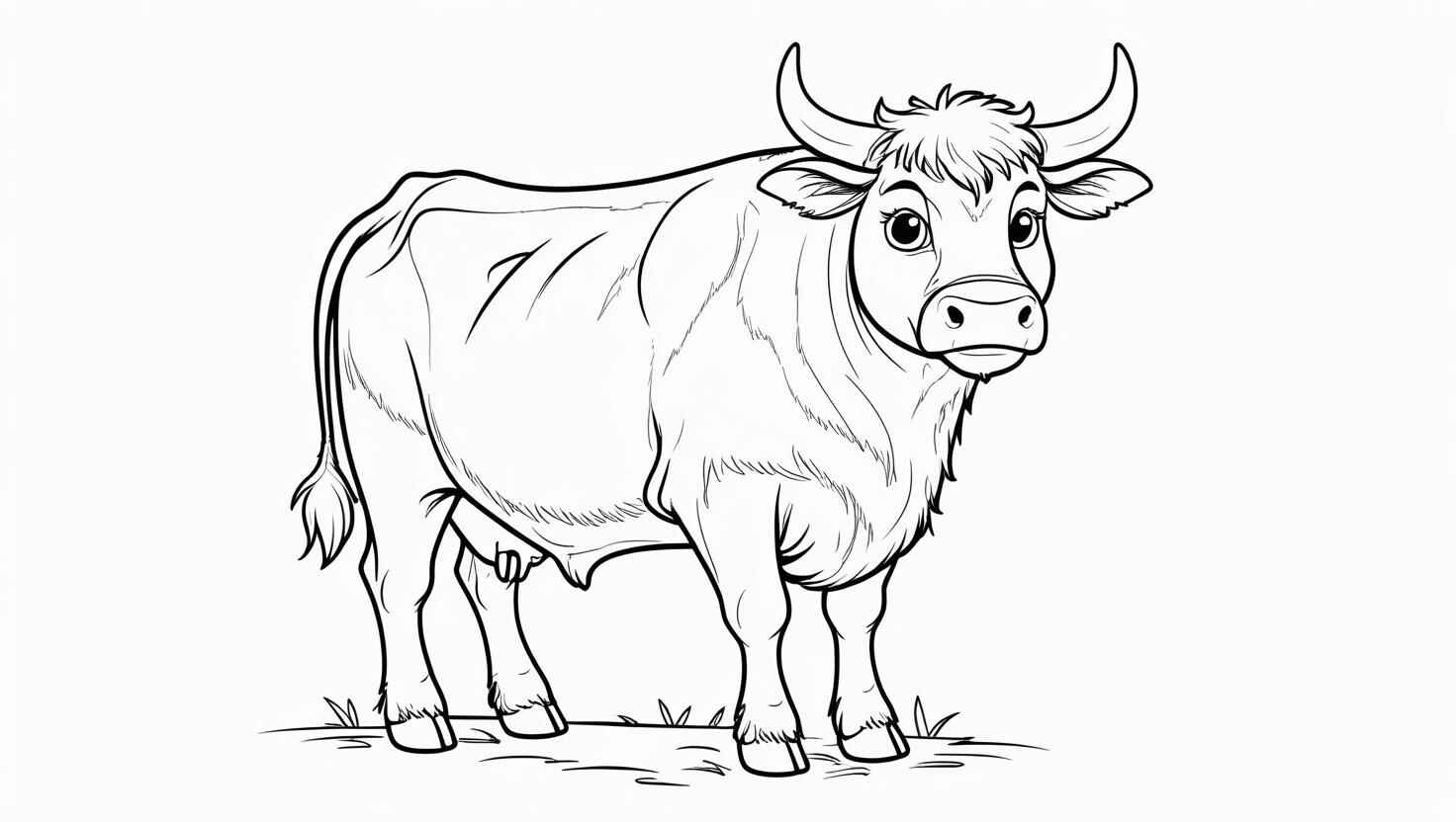 Ochse Ausmalbilder 055