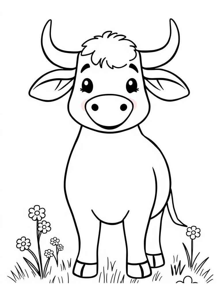 Ochse Ausmalbilder 533