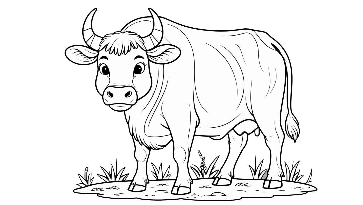 Ochse Ausmalbilder 730