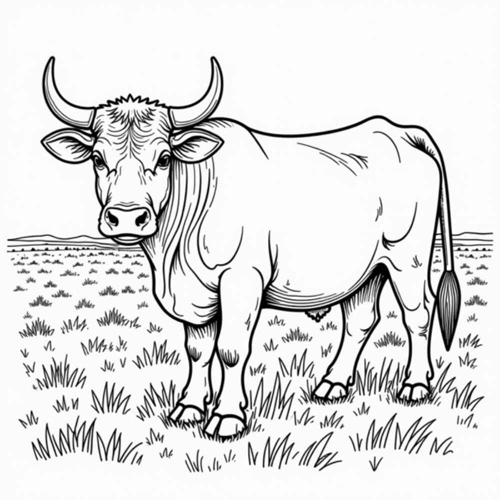 Ochse Ausmalbilder 866