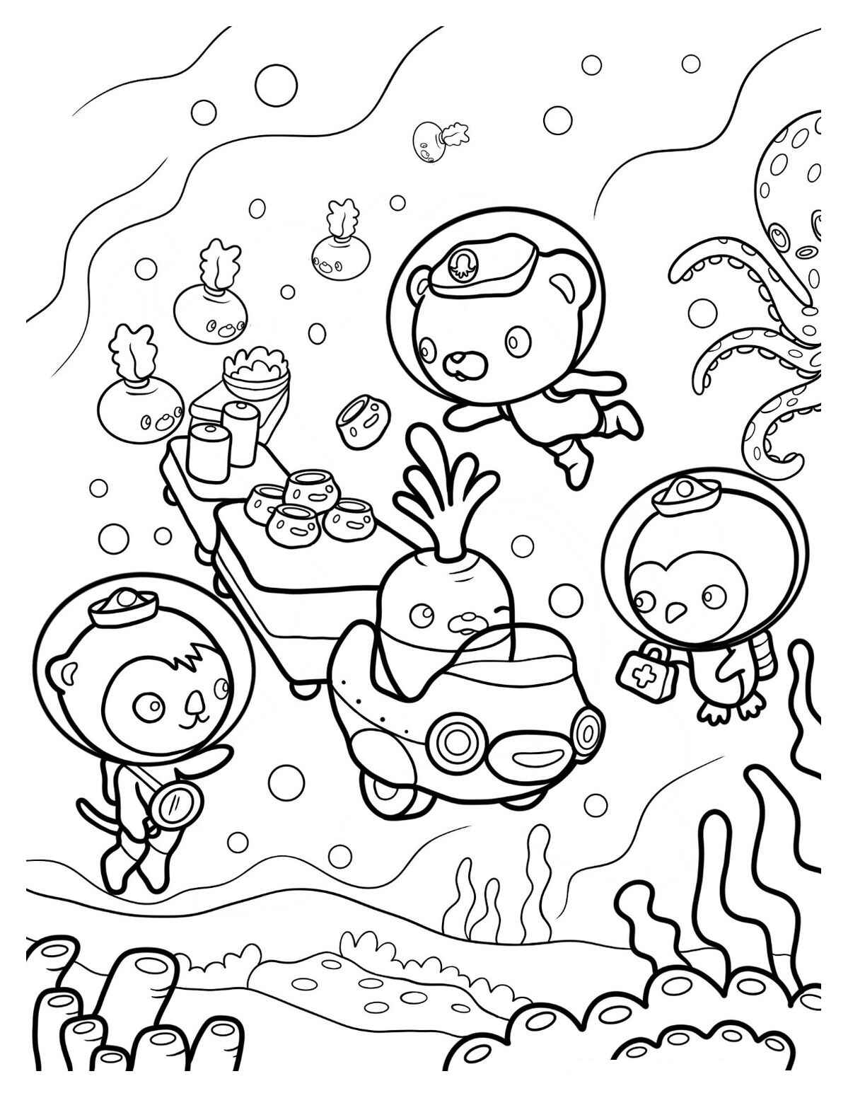 Octonauts Ausmalbilder 250