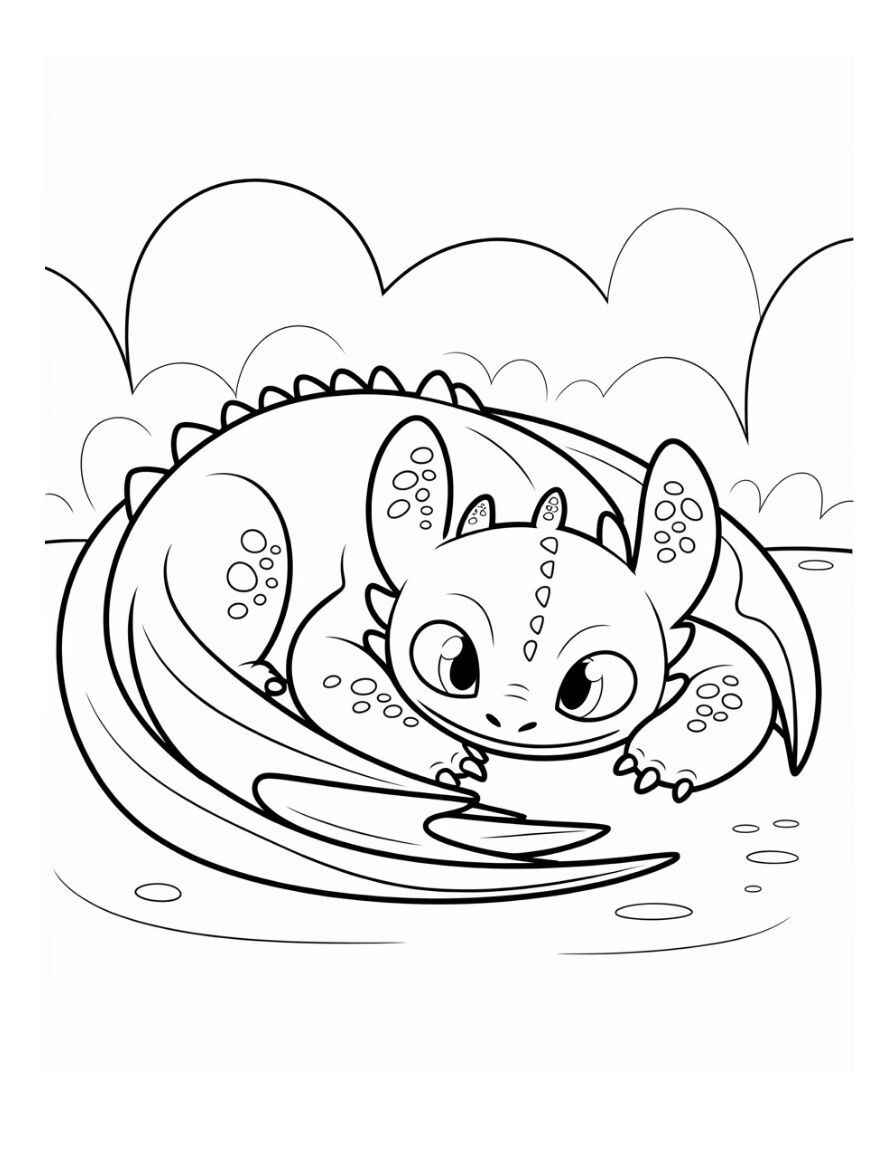 Ohnezahn Ausmalbilder 044