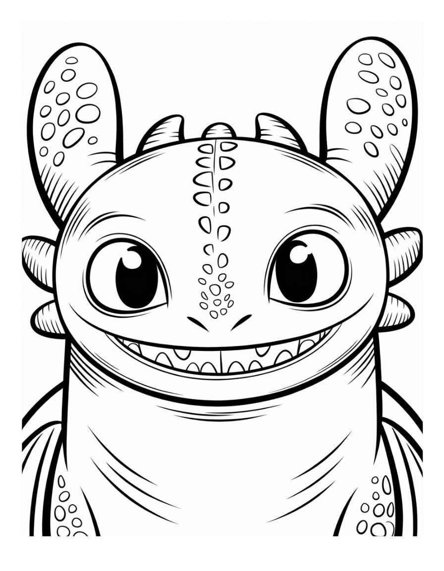 Ohnezahn Ausmalbilder 066