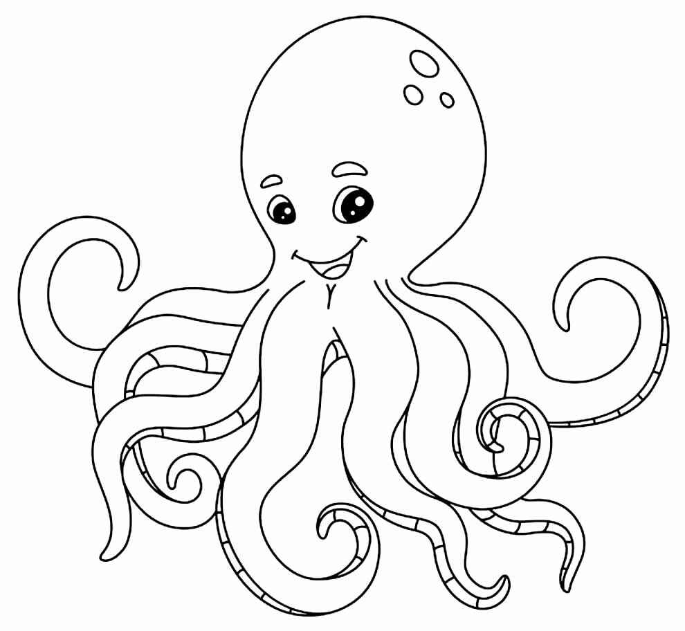 Oktopus Ausmalbilder 371