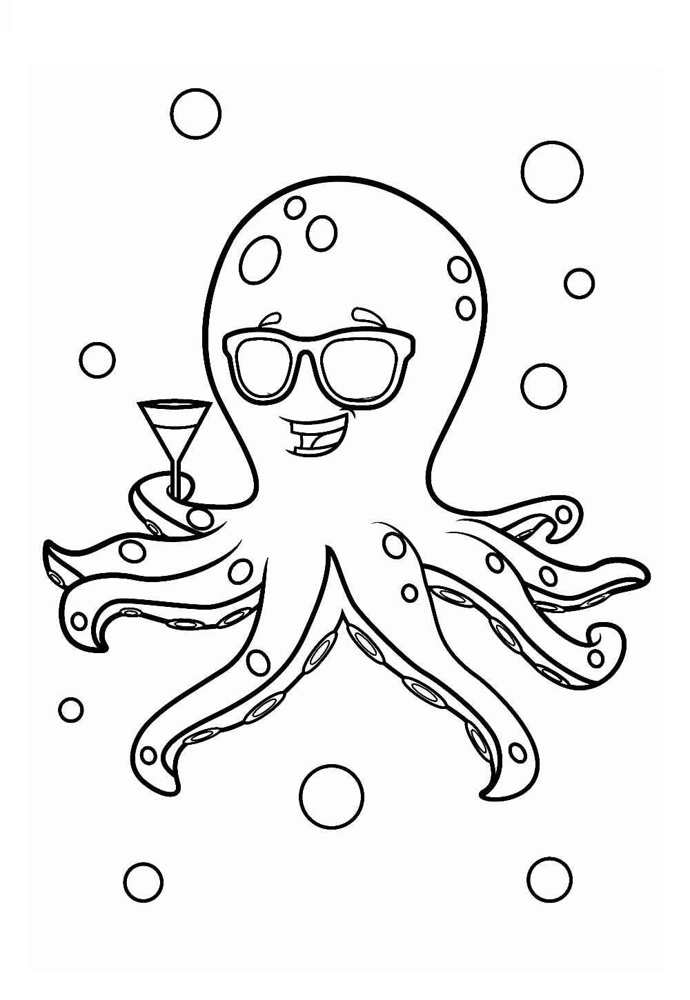 Oktopus Ausmalbilder 398