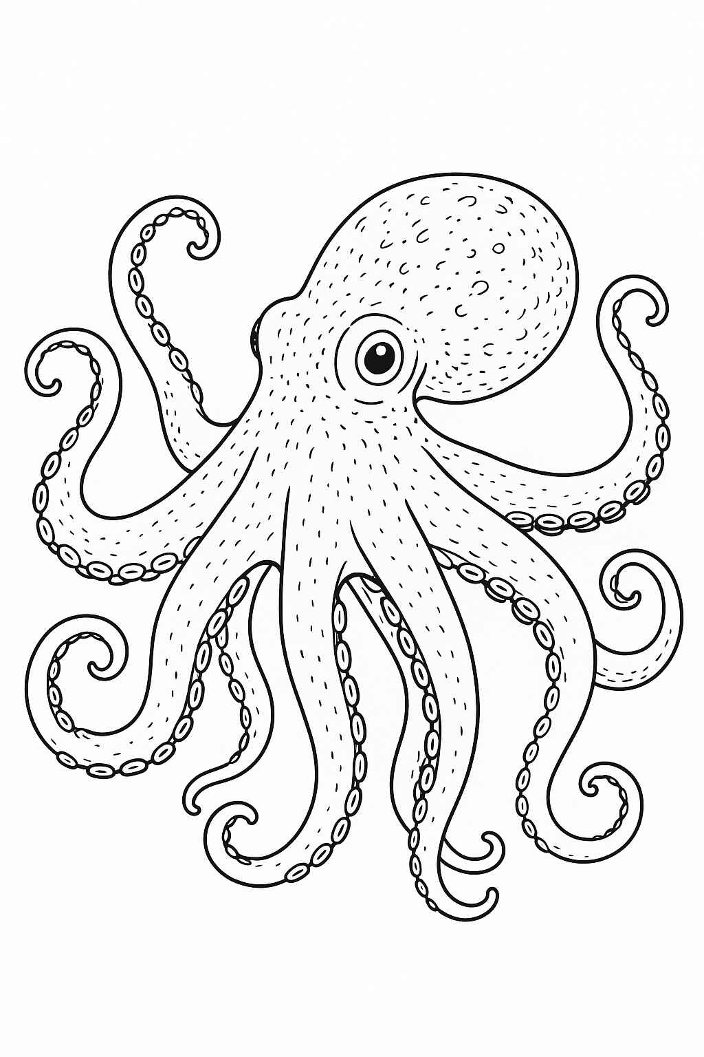 Oktopus Ausmalbilder 449