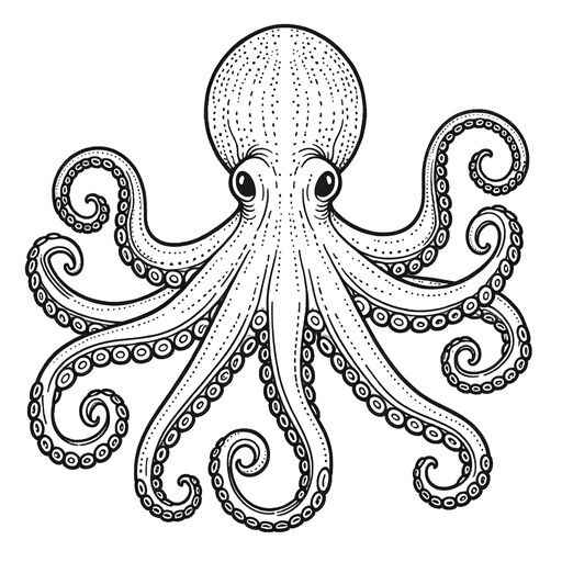 Oktopus Ausmalbilder 517