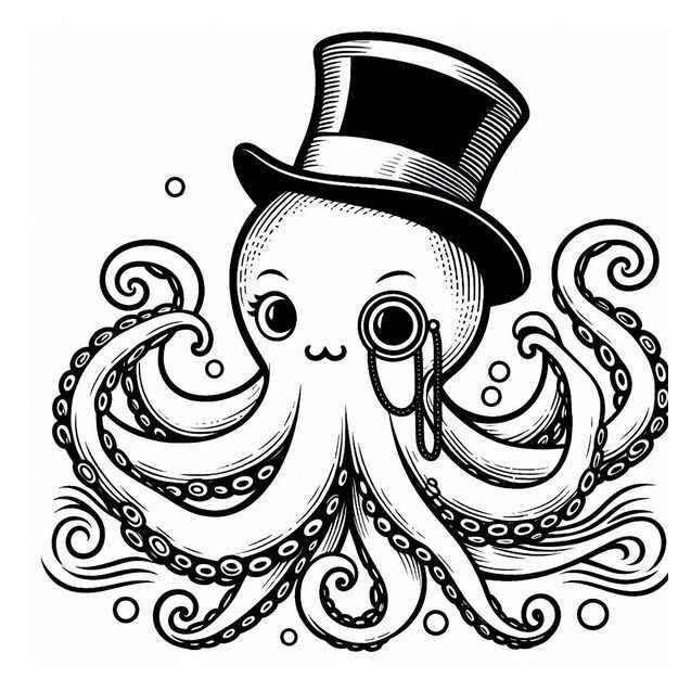Oktopus Ausmalbilder 559