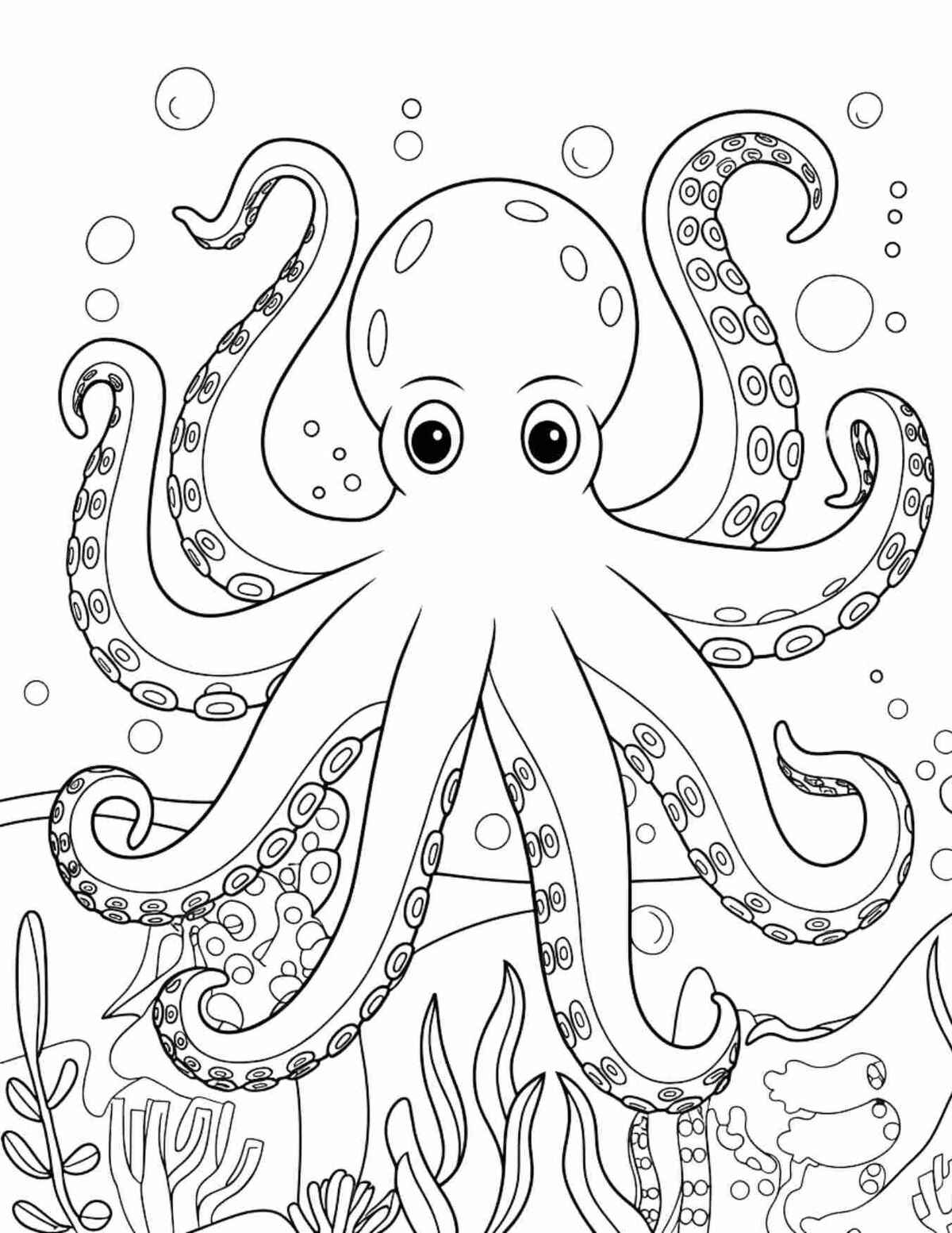 Oktopus Ausmalbilder 776