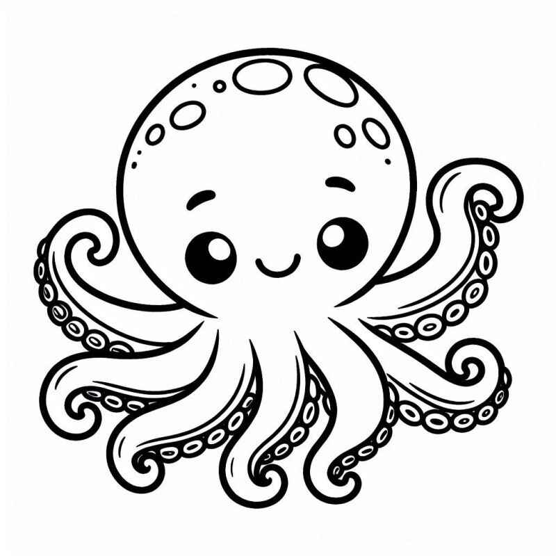 Oktopus Ausmalbilder 896