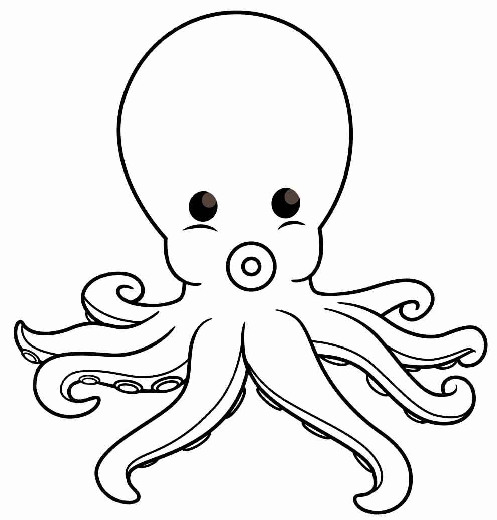 Oktopus Ausmalbilder 943