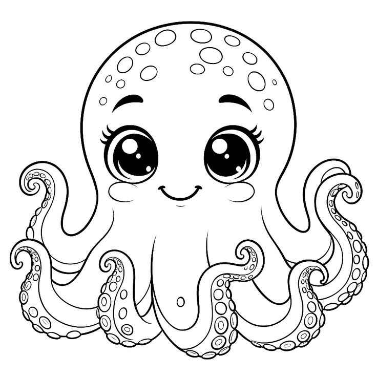 Oktopus Ausmalbilder 978