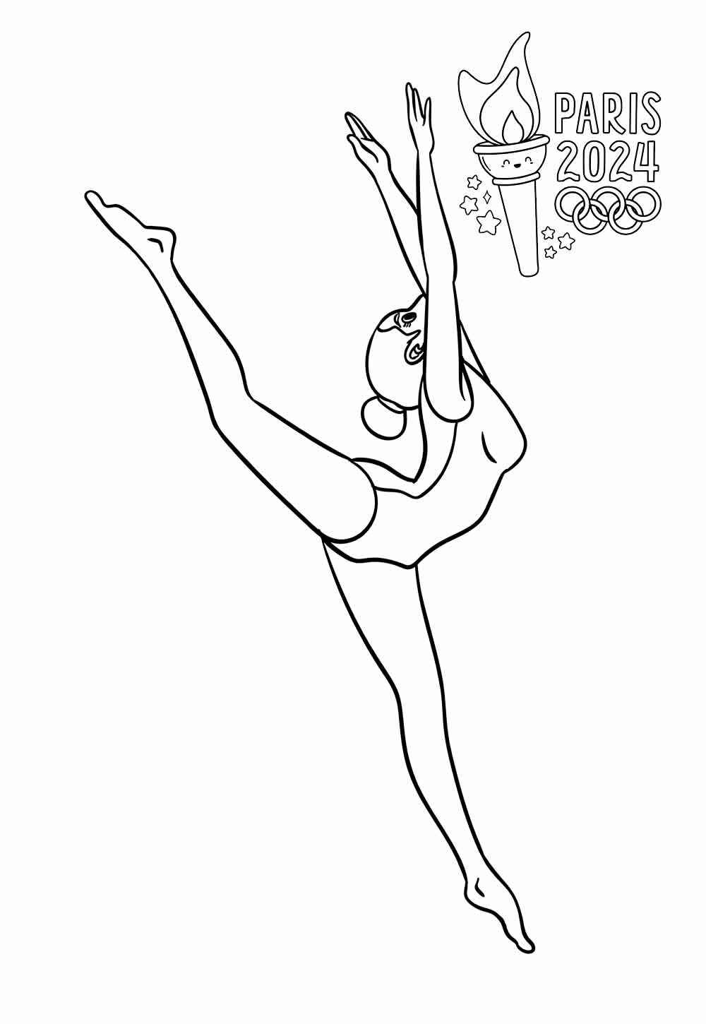 Olympische Spiele Ausmalbilder 016