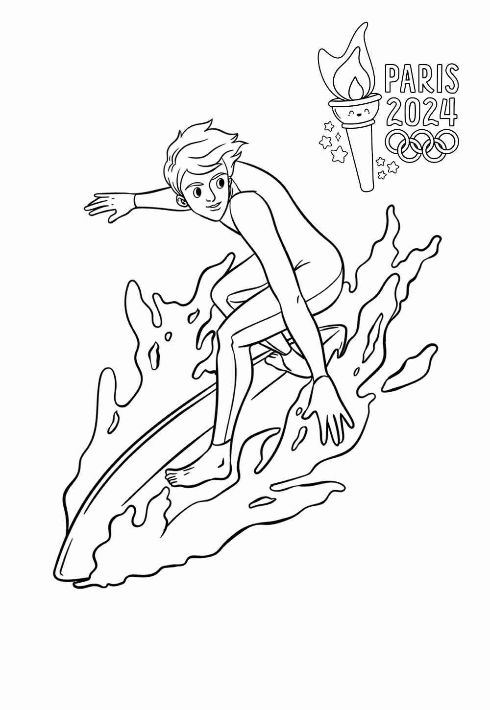Olympische Spiele Ausmalbilder 136