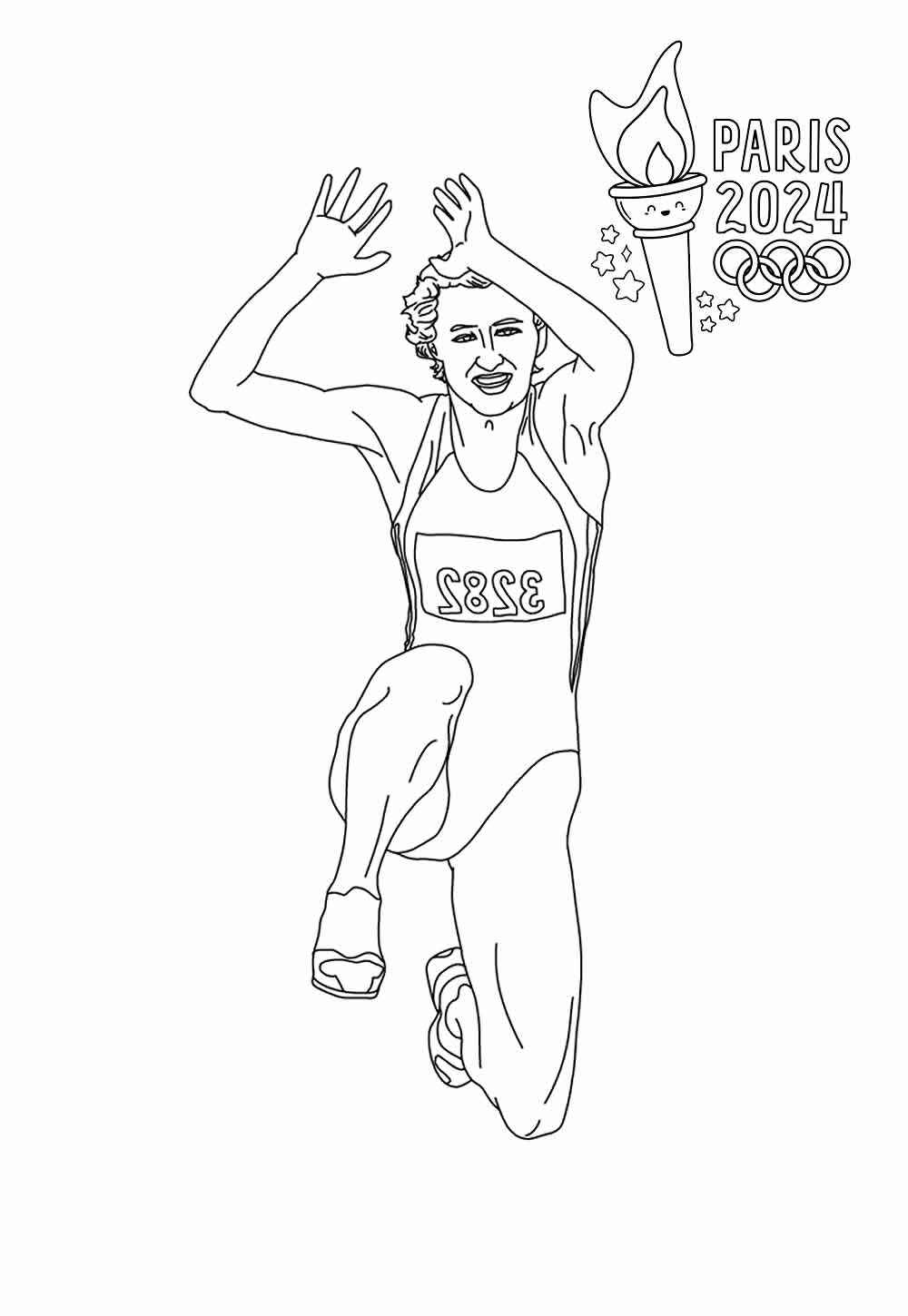 Olympische Spiele Ausmalbilder 213