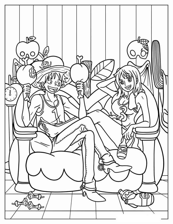 One Piece Ausmalbilder 026