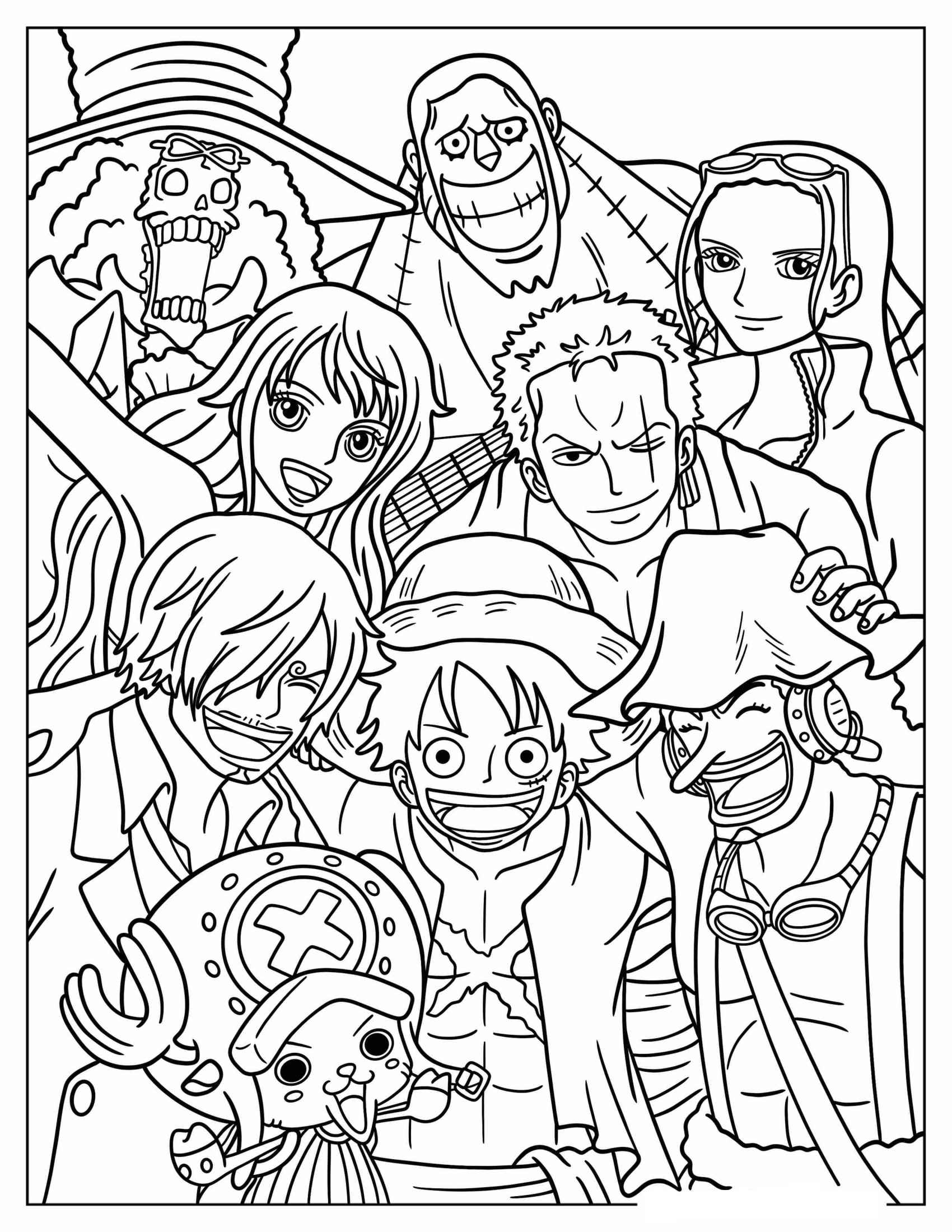 One Piece Ausmalbilder 111