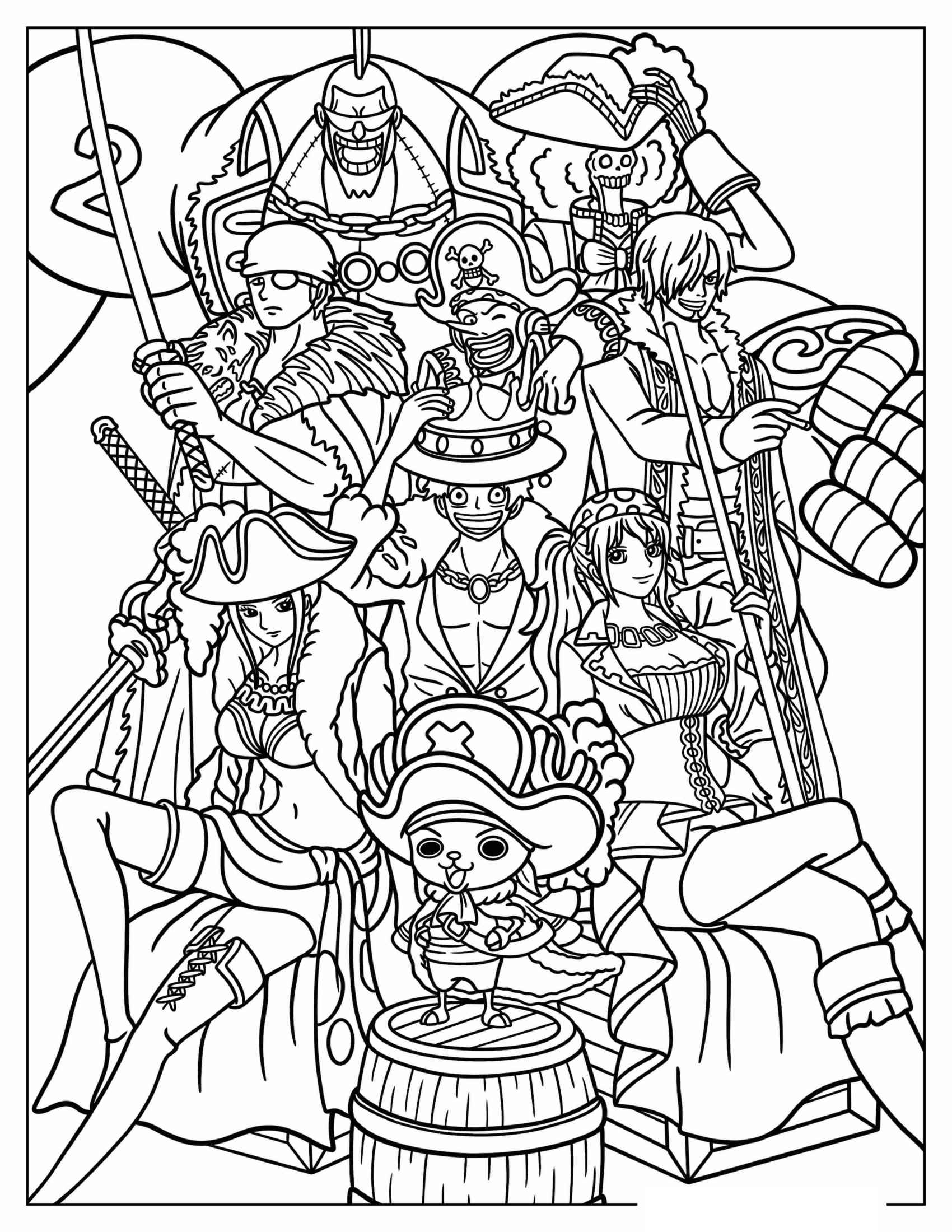 One Piece Ausmalbilder 175