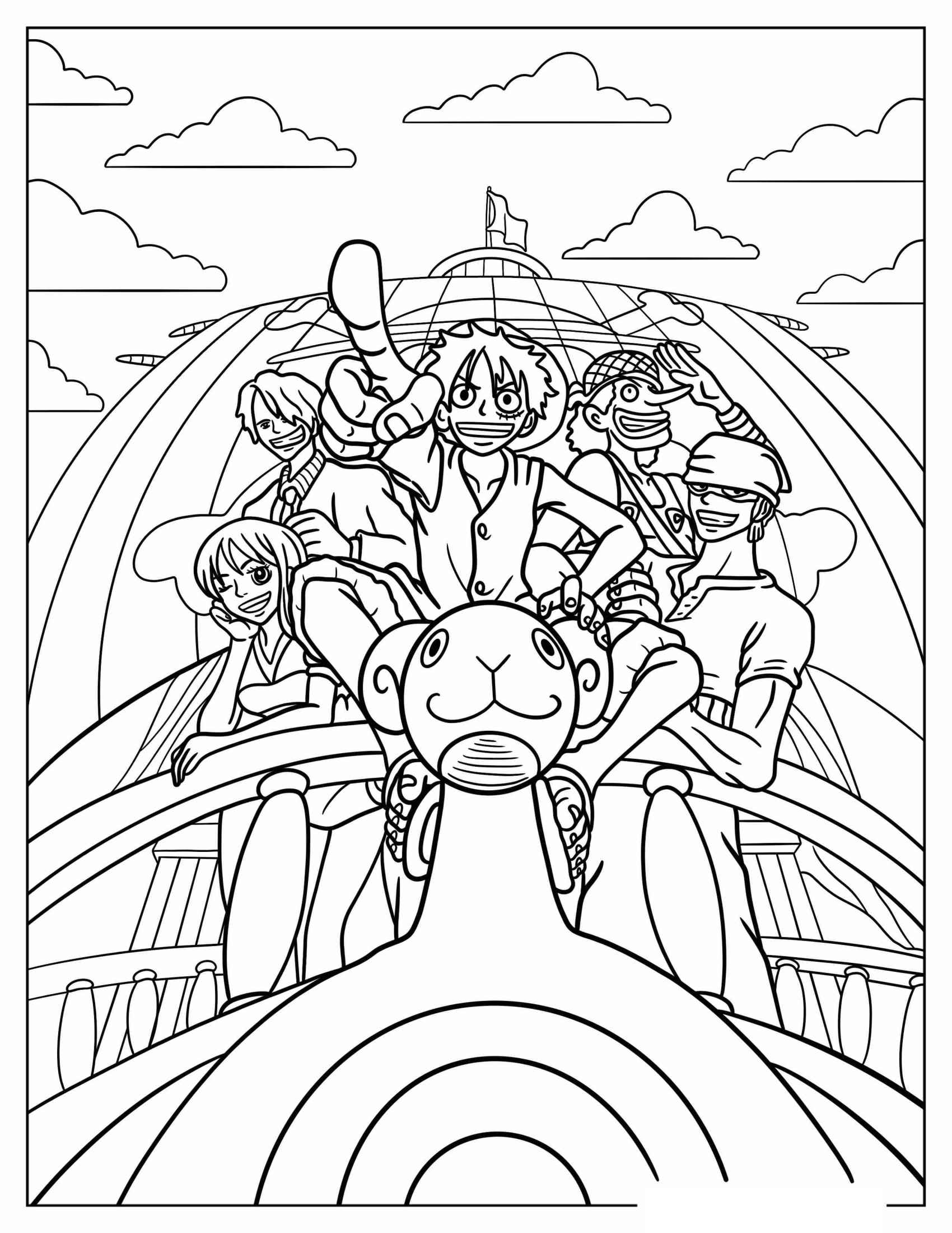 One Piece Ausmalbilder 485