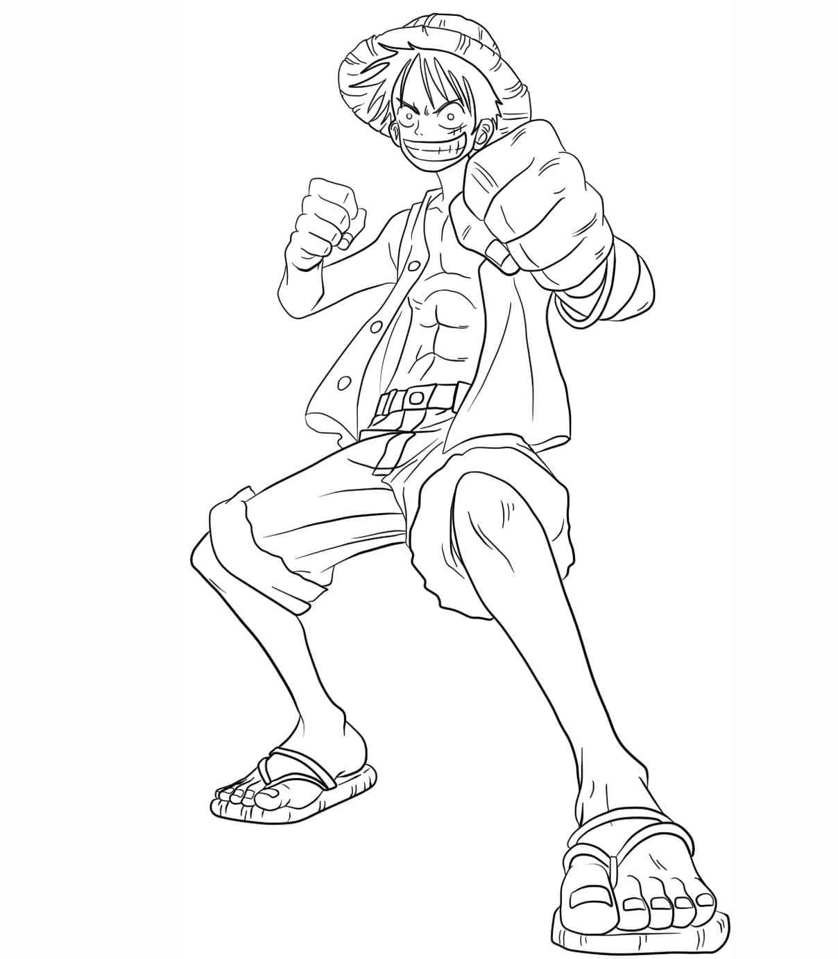 One Piece Ausmalbilder 666