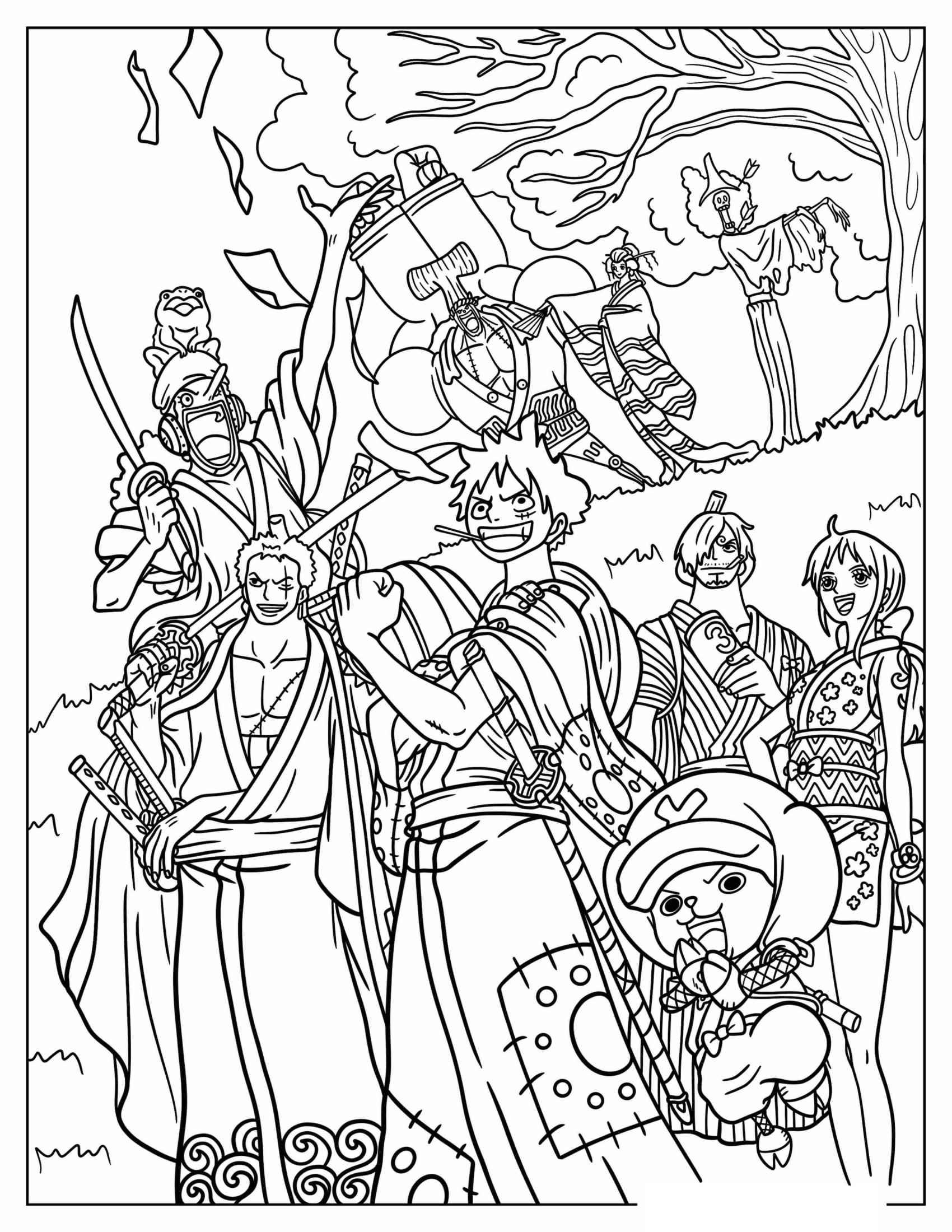 One Piece Ausmalbilder 766