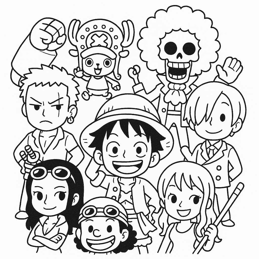 One Piece Ausmalbilder 820
