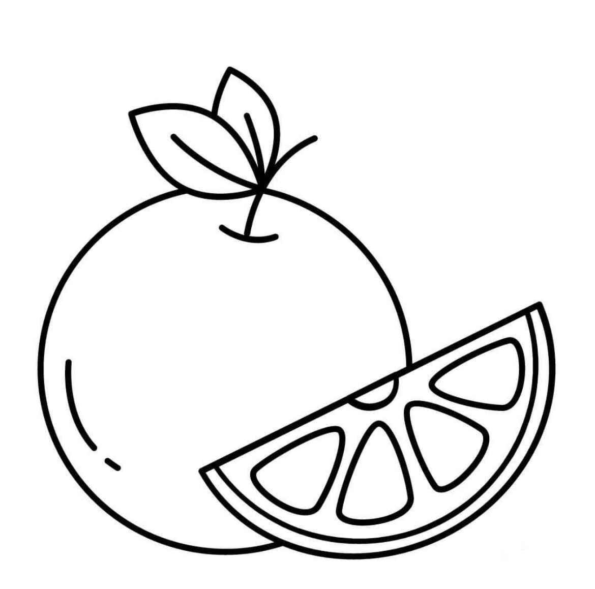 Orange Ausmalbilder 160