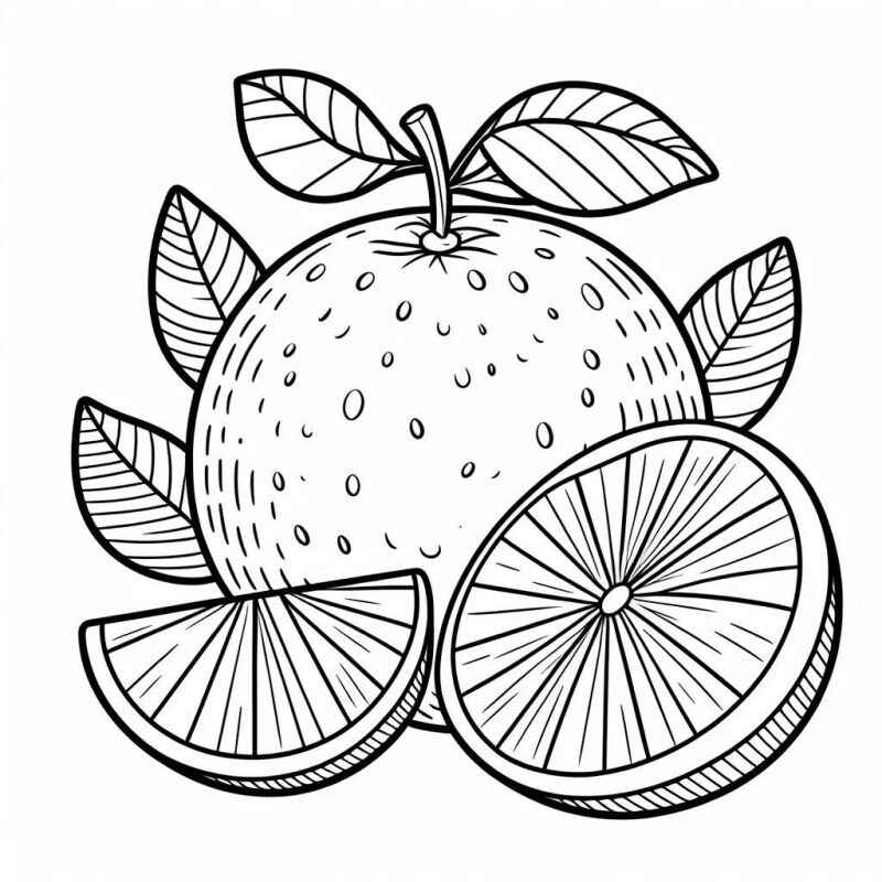 Orange Ausmalbilder 251