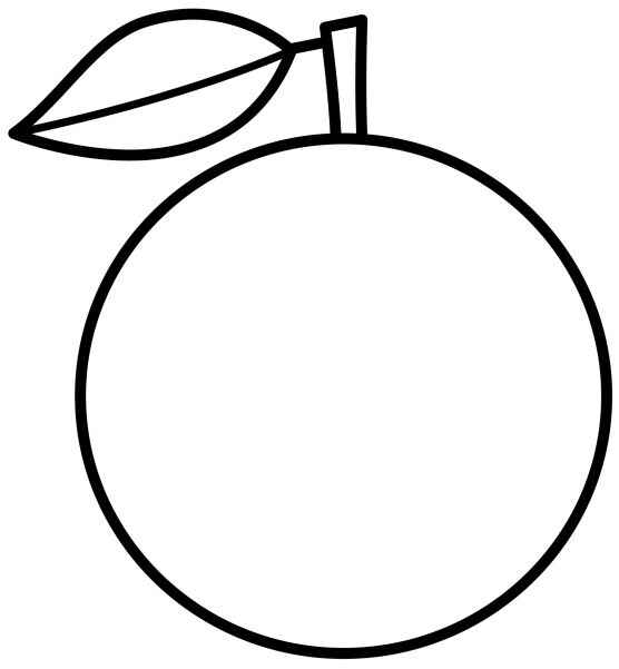 Orange Ausmalbilder 375