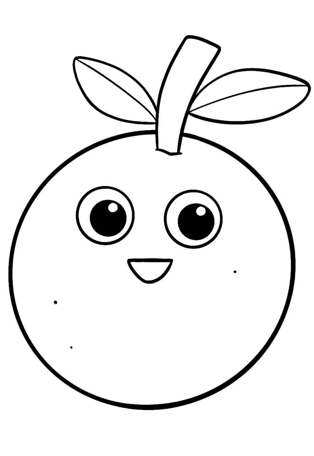 Orange Ausmalbilder 436