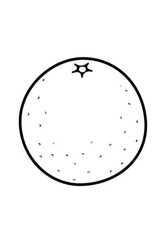 Orange Ausmalbilder 991