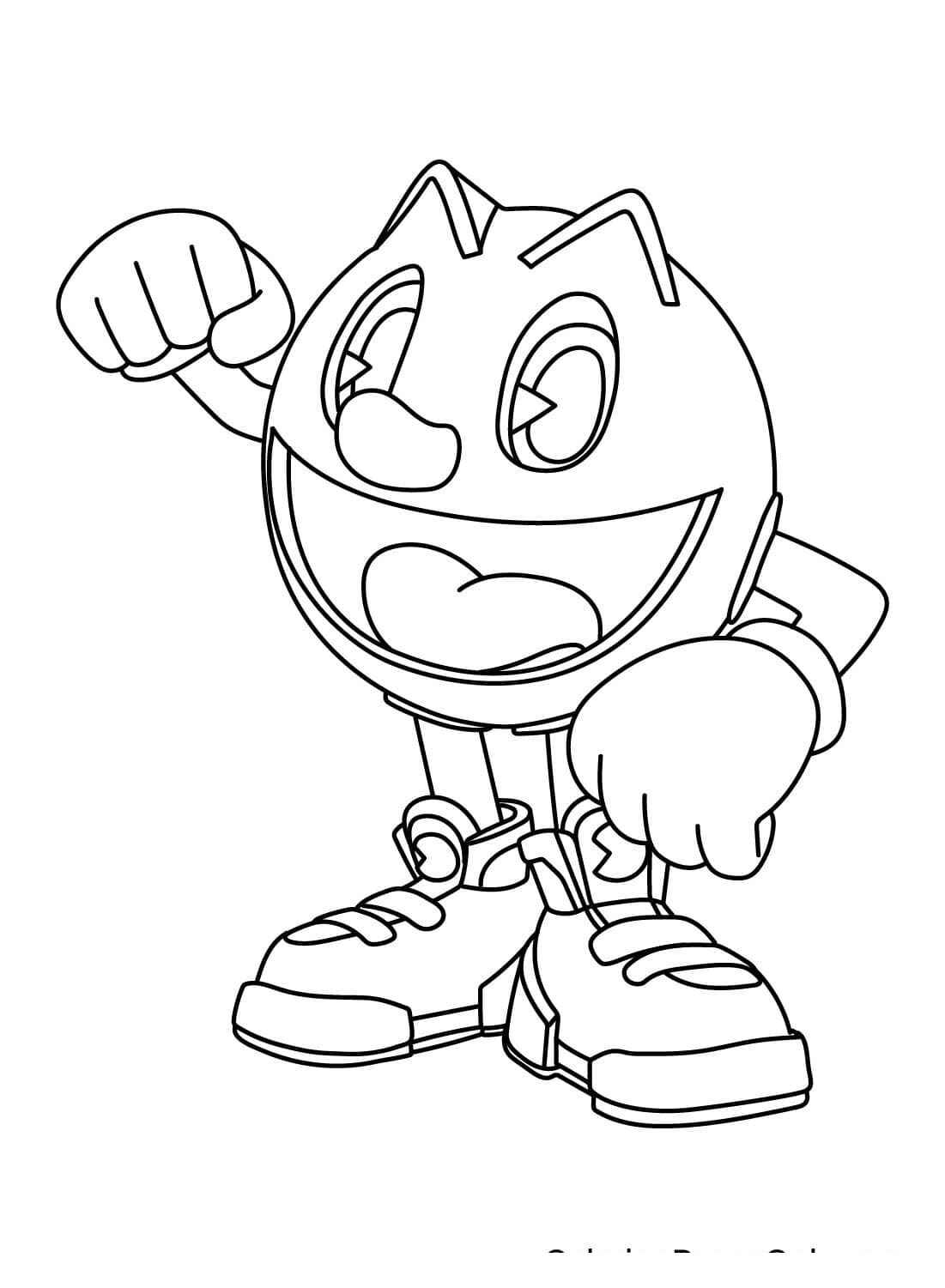 Pacman Ausmalbilder 292