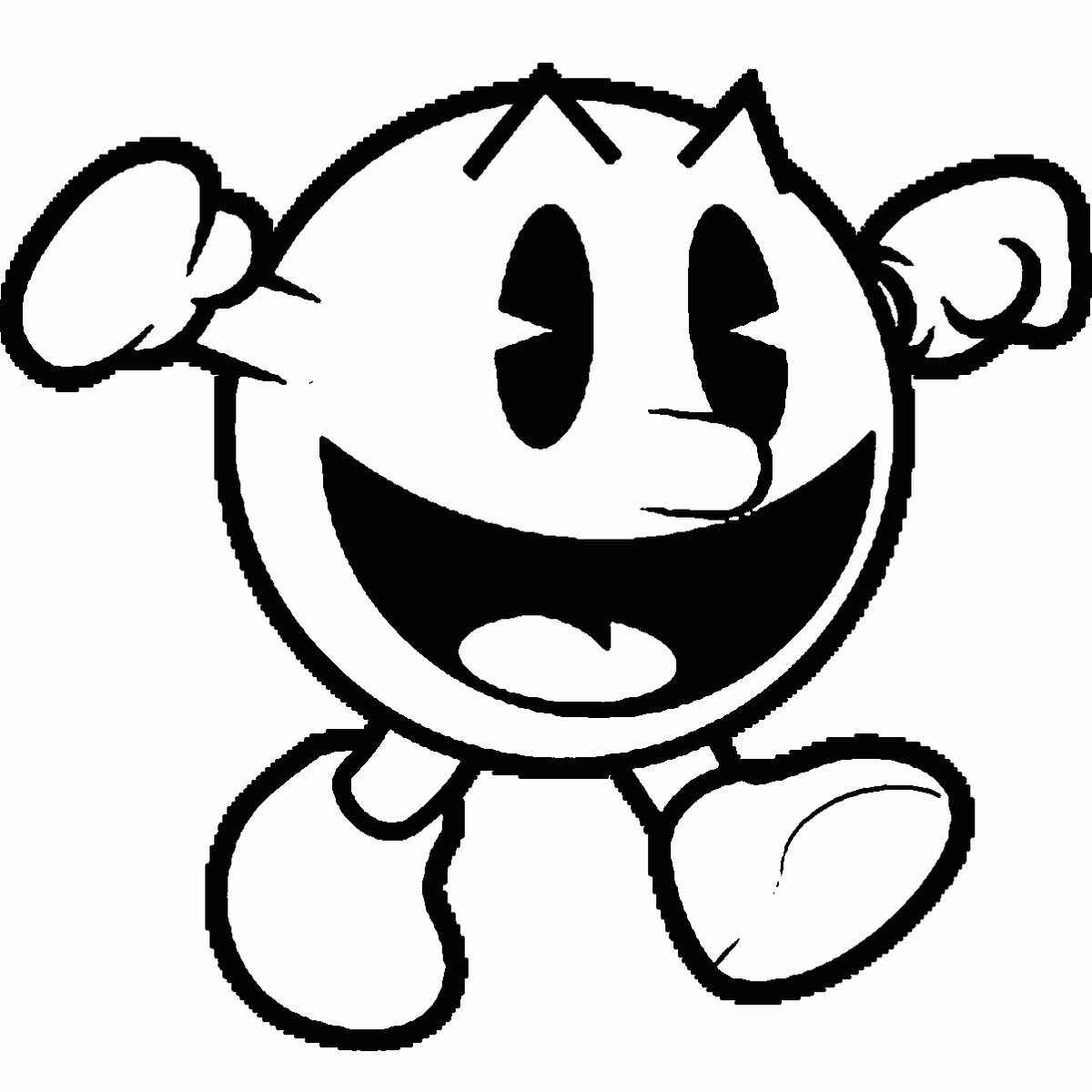 Pacman Ausmalbilder 440