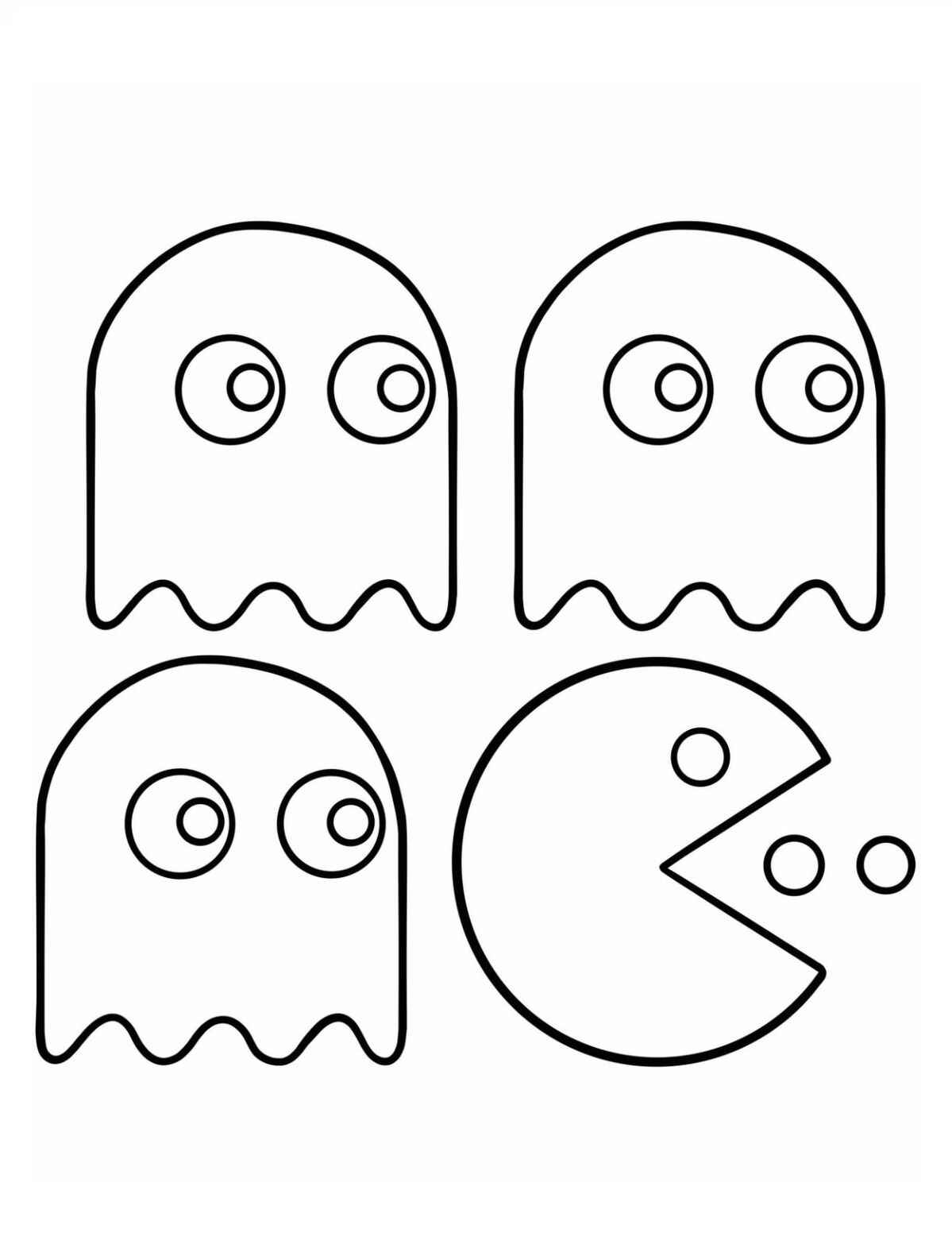 Pacman Ausmalbilder 727