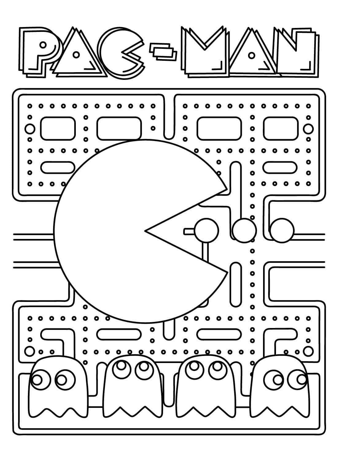 Pacman Ausmalbilder 961