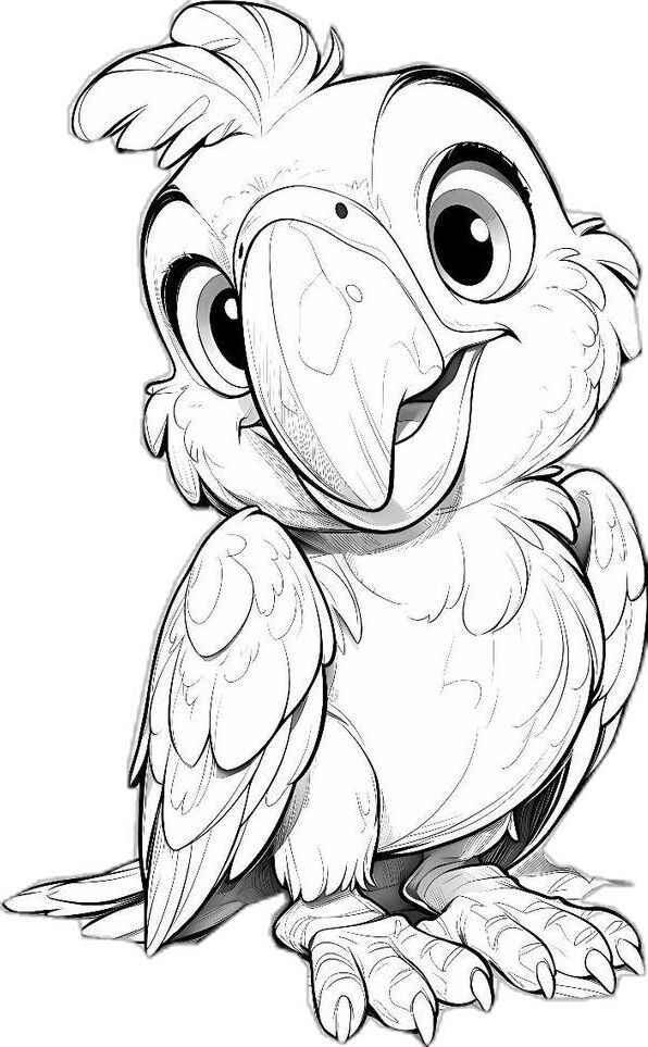 Papagei Ausmalbilder 405