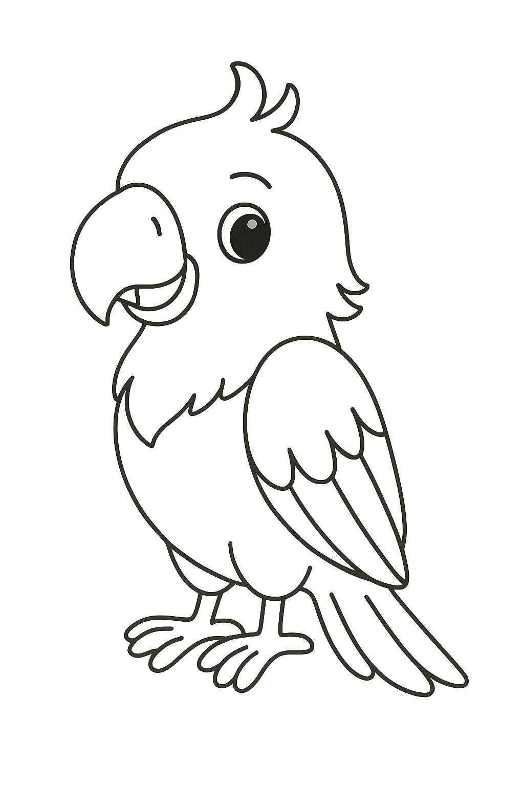 Papagei Ausmalbilder 469