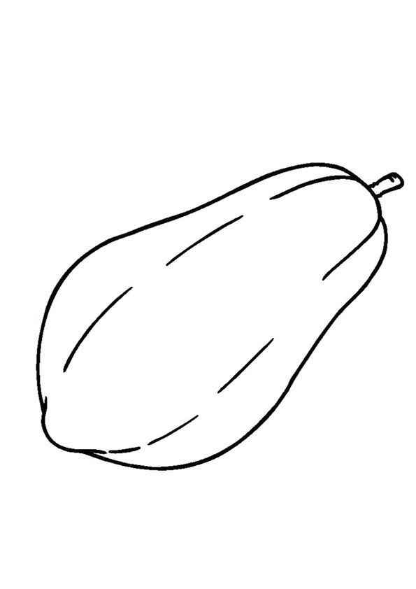 Papaya Ausmalbilder 067