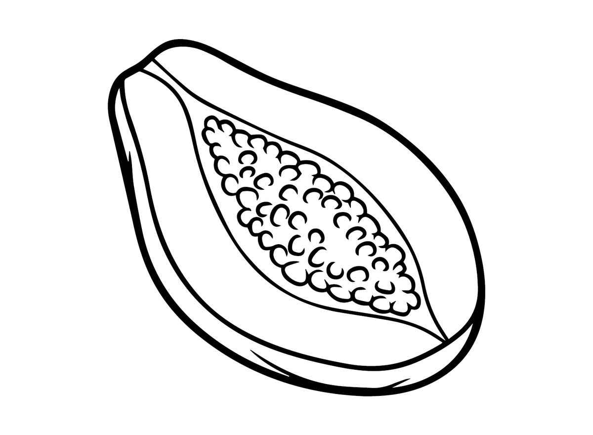 Papaya Ausmalbilder 208