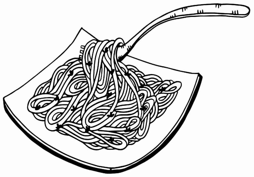 Pasta Ausmalbilder 066