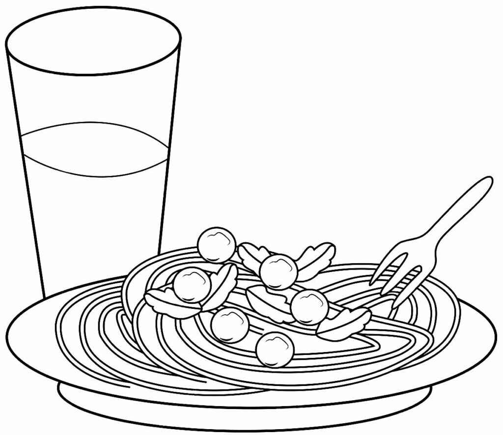 Pasta Ausmalbilder 081
