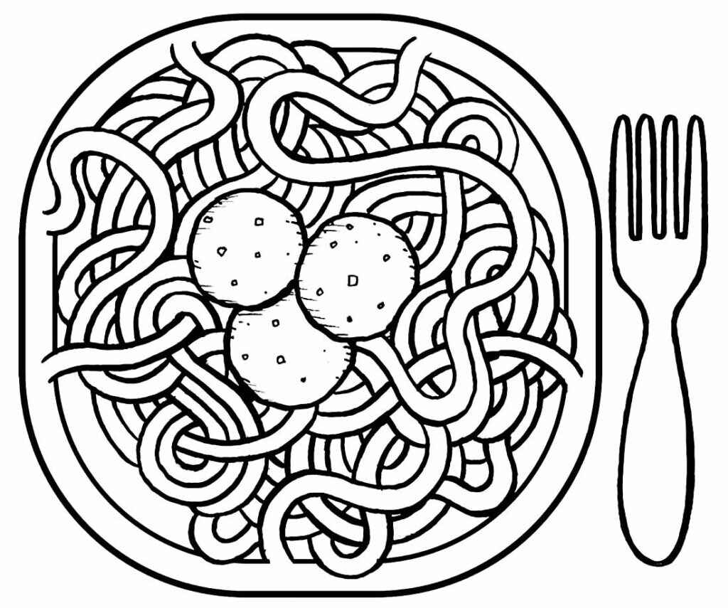 Pasta Ausmalbilder 201